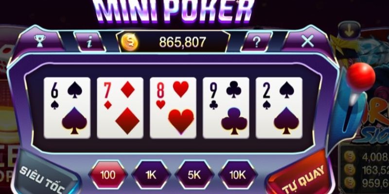 Chiến lược giành thắng lợi mini poker k8cc